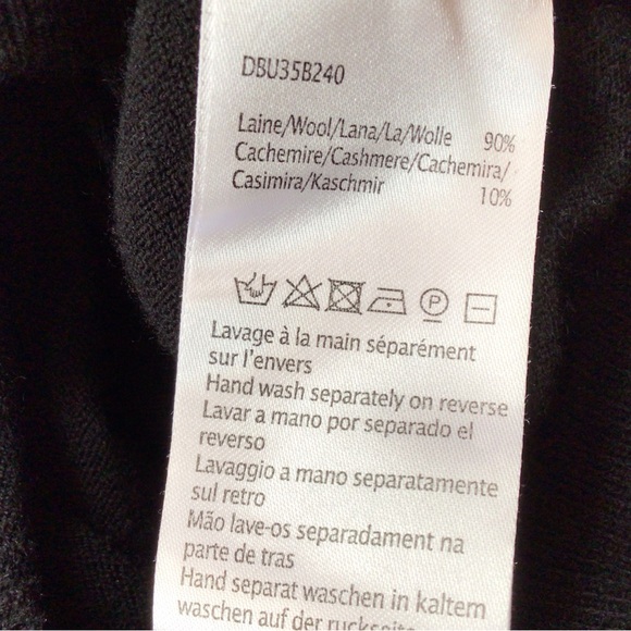 Gerard Darel wool with cashmere Sweater, 3/Large, black - Picture 2 of 6